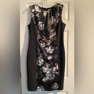 New York & Co black/floral dress